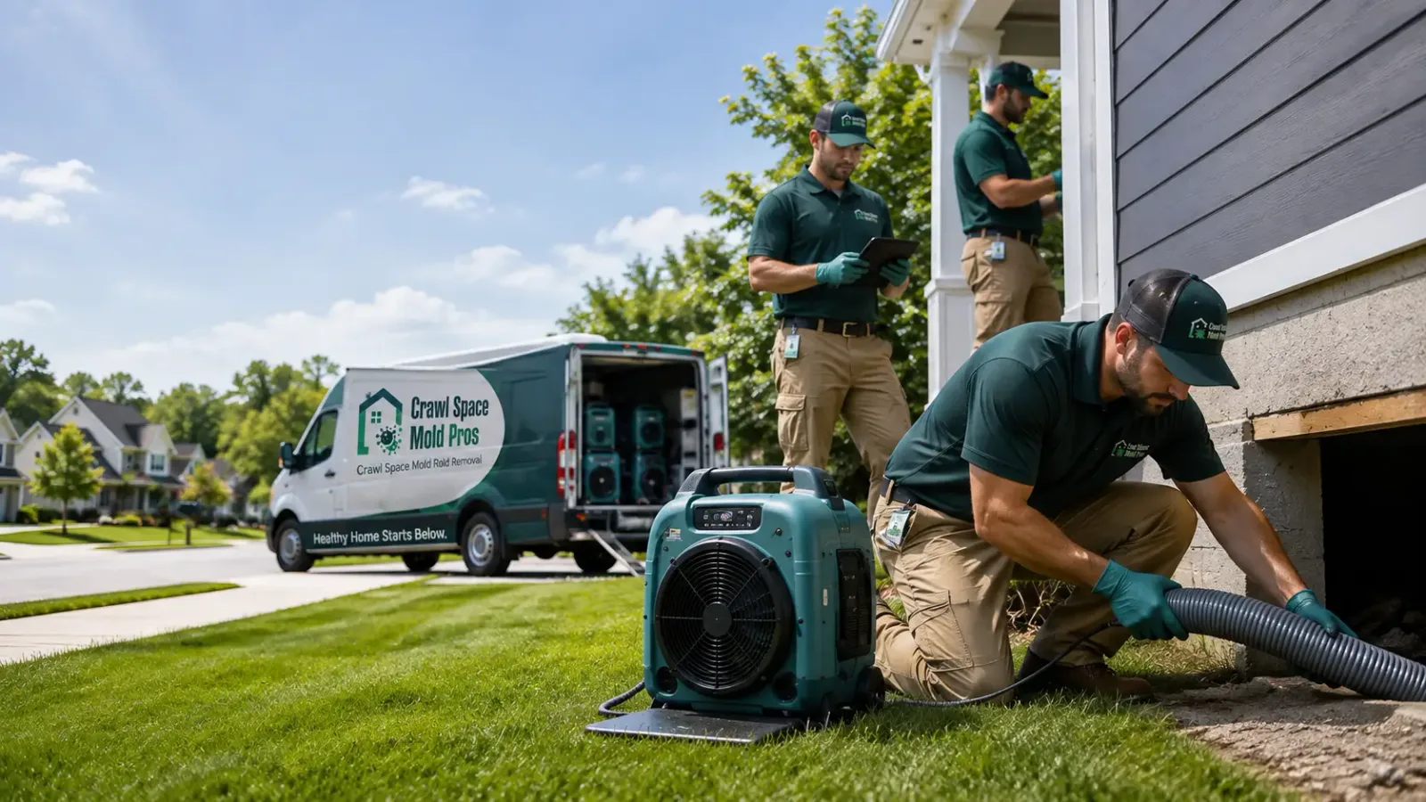 Crawl Space Mold Removal in Maineville, OH